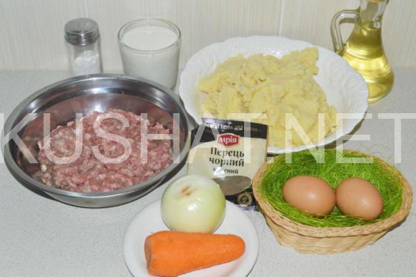 картофельная запеканка с фаршем в духовке 1_картофельная запеканка с фаршем в духовке