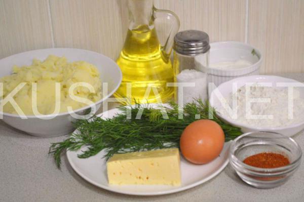 1_картофельные котлеты с сыром и укропом