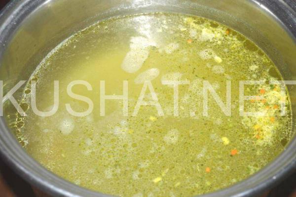 1_куриный суп с клецками