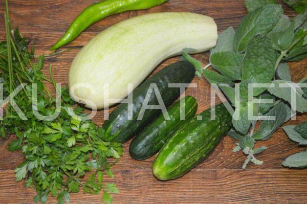 1_маринованные огурцы с кабачками на зиму
