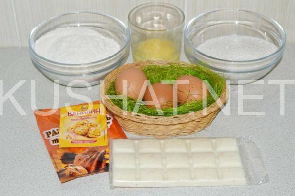 масляный бисквит с белым шоколадом 1_масляный бисквит с белым шоколадом