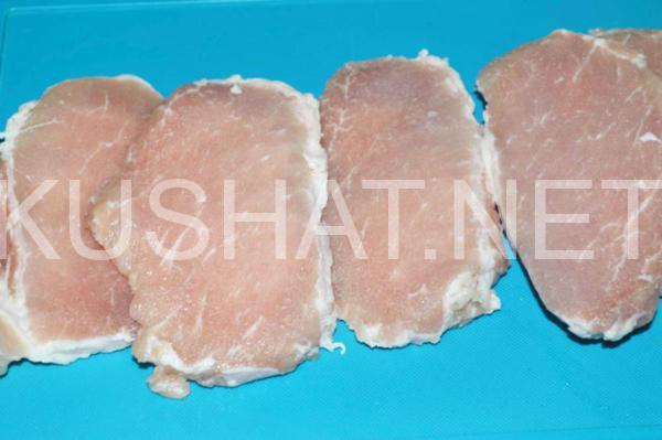 1_мясо по-французски с грибами, помидорами и сыром