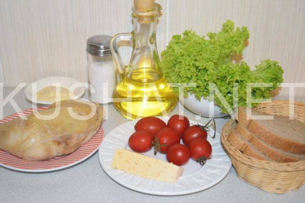 1_салат Цезарь с курицей и сухариками