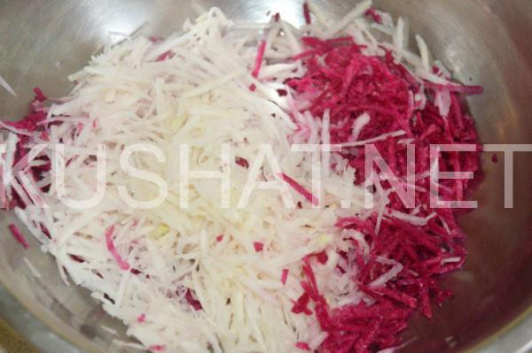 салат из редьки с сыром и орехами 1_салат из редьки с сыром и орехами