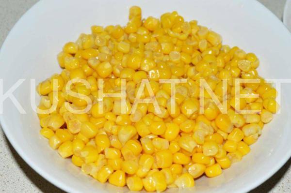 1_салат с крабовыми палочками, кукурузой и огурцом