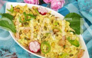 1_салат с курицей, луком-пореем и тыквенными семечками