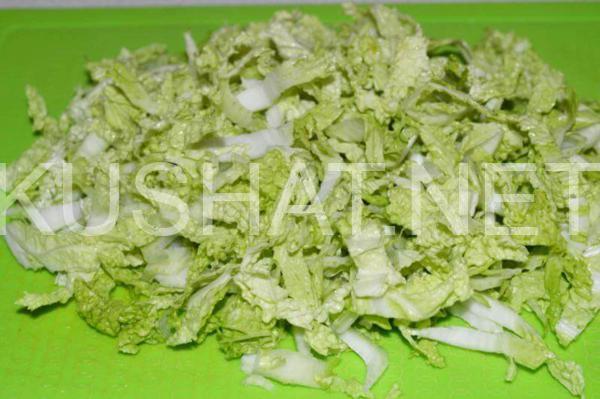 1_салат с пекинской капустой и крабовыми палочками