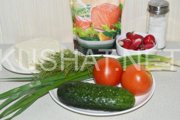 салат с редисом, огурцом, помидорами и брынзой 1_салат с редисом, огурцом, помидорами и брынзой