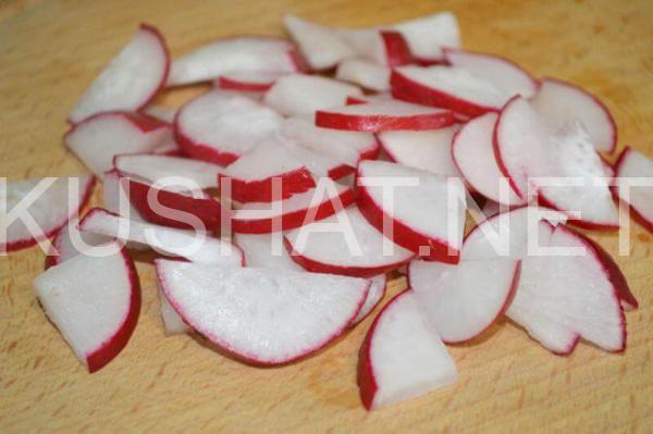 салат с редисом, ветчиной и сухариками 1_салат с редисом, ветчиной и сухариками