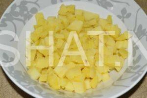 1_салат с селедкой, картофелем и яблоком