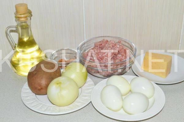 1_стожки из фарша с картофелем и сыром