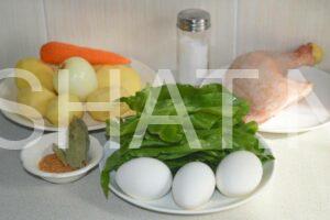 1_зеленый борщ со щавелем и яйцом