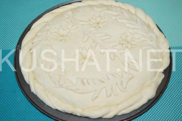 20_пирог с капустой из дрожжевого теста