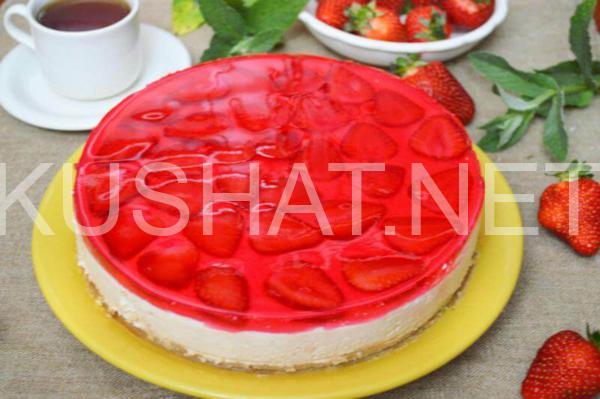 21_клубничный торт без выпечки