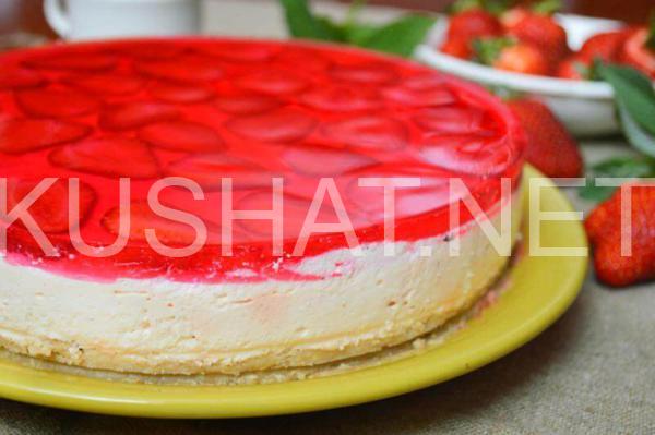 22_клубничный торт без выпечки