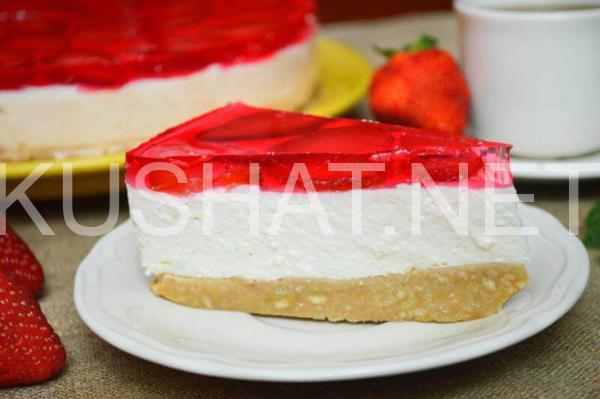 23_клубничный торт без выпечки