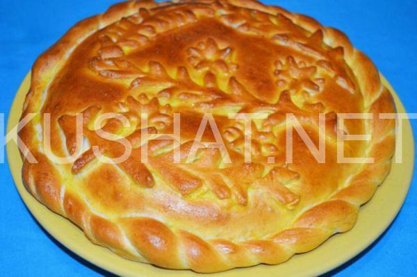 23_пирог с капустой из дрожжевого теста