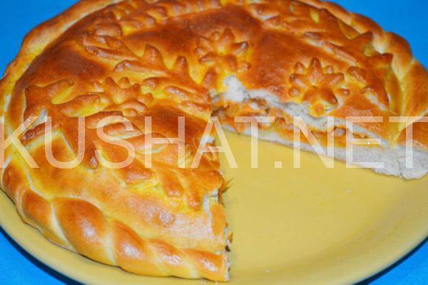 24_пирог с капустой из дрожжевого теста