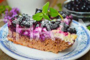 25_пирог с черникой и творогом