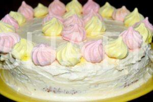 27_бисквитный торт с масляным кремом