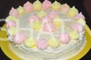 28_бисквитный торт с масляным кремом