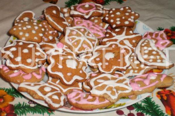 рождественское печенье с корицей, имбирем и орехами 2_рождественское печенье с корицей, имбирем и орехами