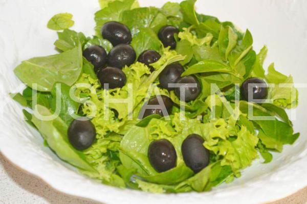 2_салат с помидорами, маслинами и перцем