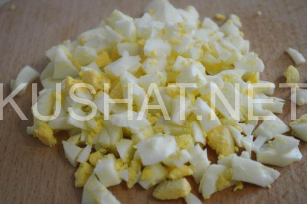 2_салат с ветчиной, горошком и зеленым луком