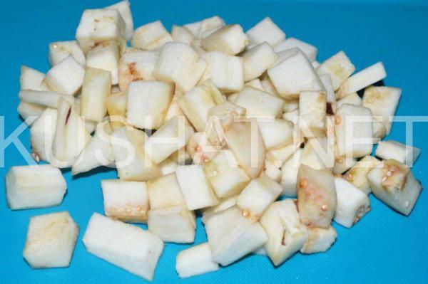 слоеный салат с корейской морковью и баклажанами 2_слоеный салат с корейской морковью и баклажанами