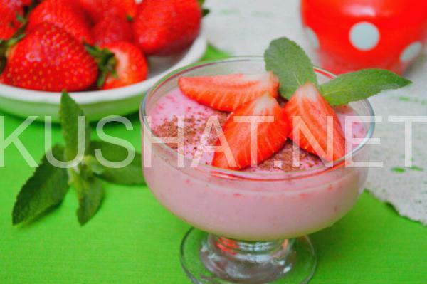 клубничное желе со сметаной 3_клубничное желе со сметаной