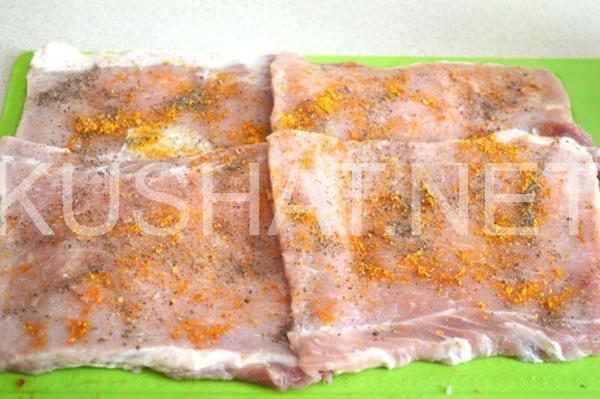 мясной рулет из свинины с грибами 3_мясной рулет из свинины с грибами