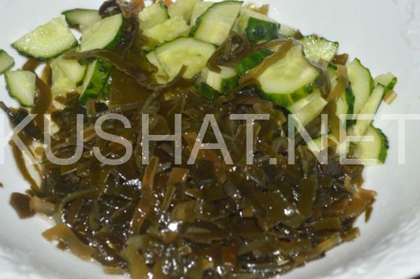 3_салат из морской капусты с крабовыми палочками и яйцом