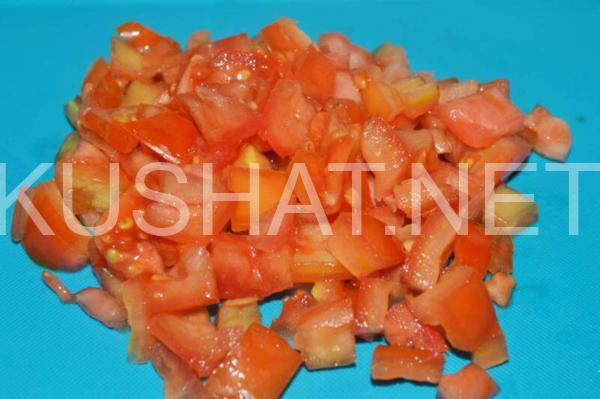 3_салат с копченой рыбой, помидорами и сыром