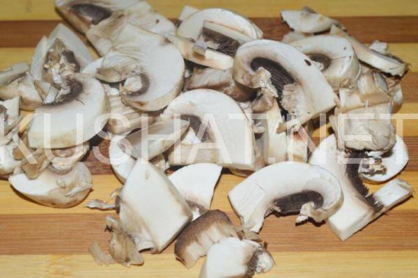 3_салат с курицей, шампиньонами и сыром