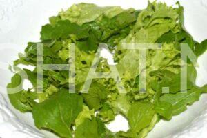 3_салат с рукколой, курицей и помидорами