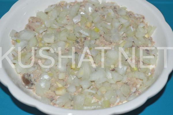 3_слоеный салат с сардиной и рисом