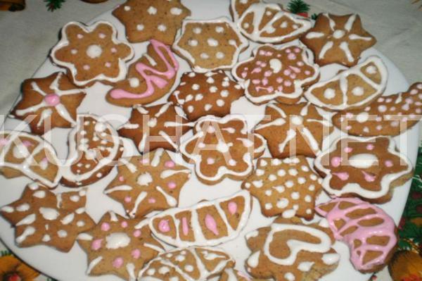 рождественское печенье с корицей, имбирем и орехами 4_рождественское печенье с корицей, имбирем и орехами