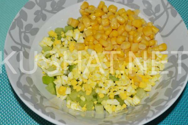 салат из зеленой редьки с кукурузой 4_салат из зеленой редьки с кукурузой