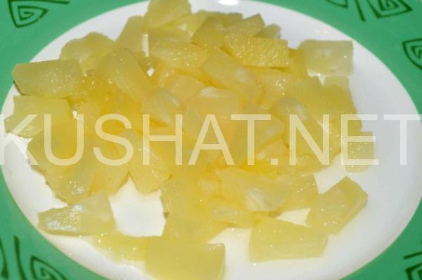 4_салат с курицей и ананасами