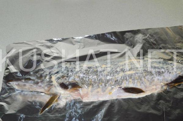 4_щука, запеченная в фольге в духовке