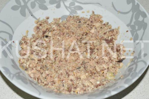 вафельные трубочки, фаршированные рисом и сардинами 4_вафельные трубочки, фаршированные рисом и сардинами