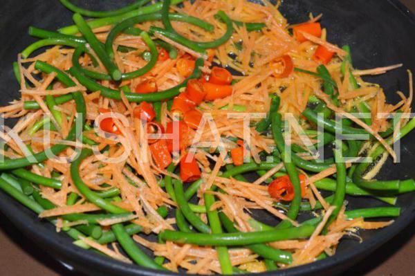 жареные стрелки чеснока 4_жареные стрелки чеснока