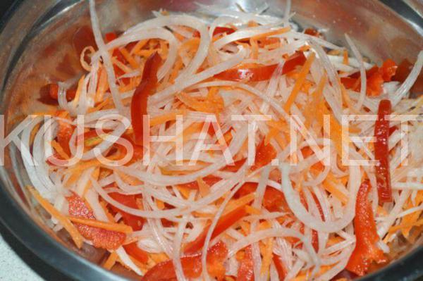 5_салат из редьки с морковью и перцем
