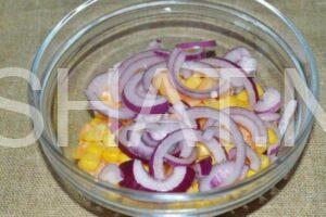 5_салат с колбасой, кукурузой, помидорами и перцем
