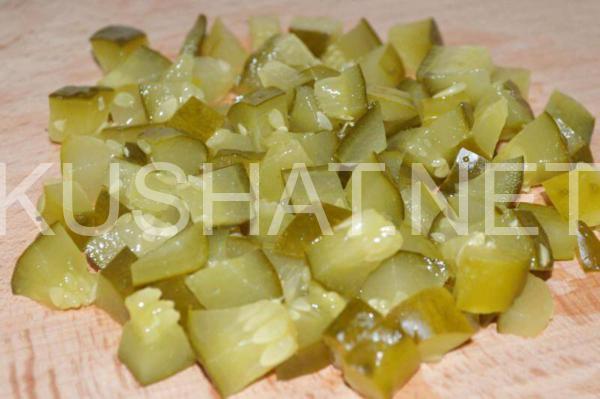 5_салат с крабовыми палочками, солеными огурцами и сыром