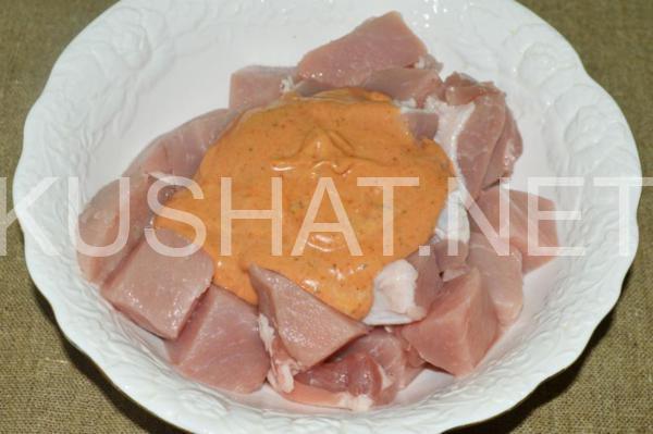 шашлык в духовке из свинины на шпажках 5_шашлык в духовке из свинины на шпажках