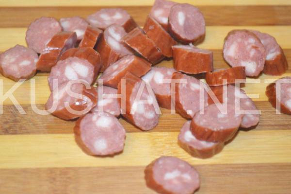 5_тушеная капуста с грибами и охотничьими колбасками