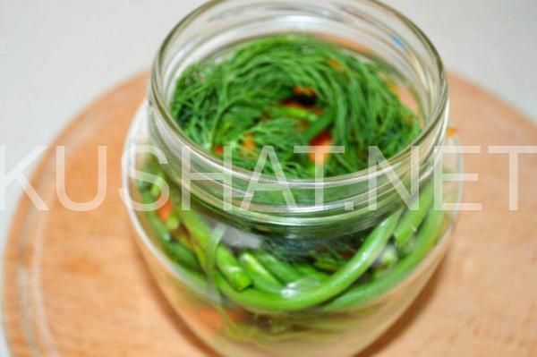 6_маринованные стрелки чеснока на зиму