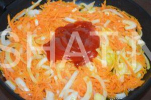 6_минтай в духовке с морковью и луком