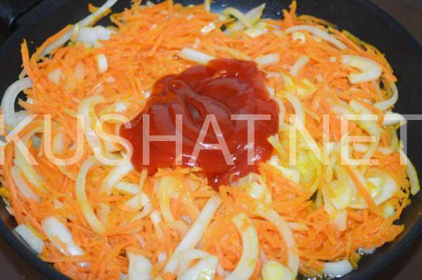 6_минтай в духовке с морковью и луком